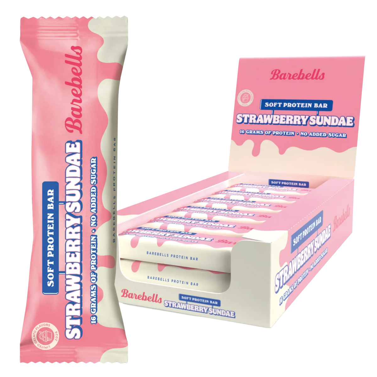 Barebells Soft Protein Bar Strawberry Sundae 55g
