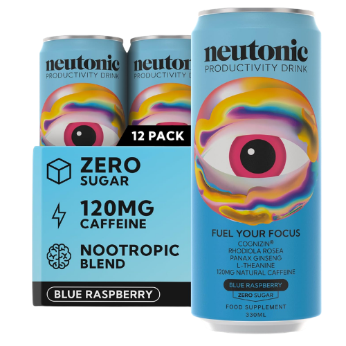 Neutonic Productivity Drink Blue Raspberry 330ml