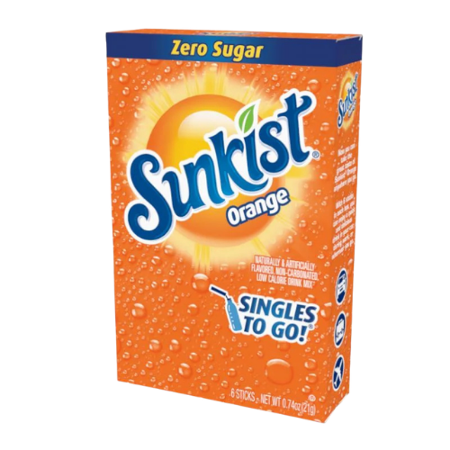 Sunkist Orange Zero Sugar Singles to go 6-pack