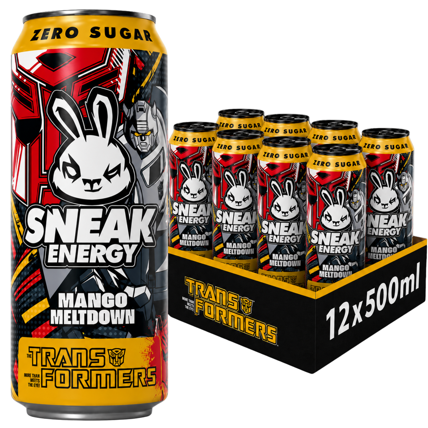 Sneak Energy Transformers Mango Meltdown 500ml