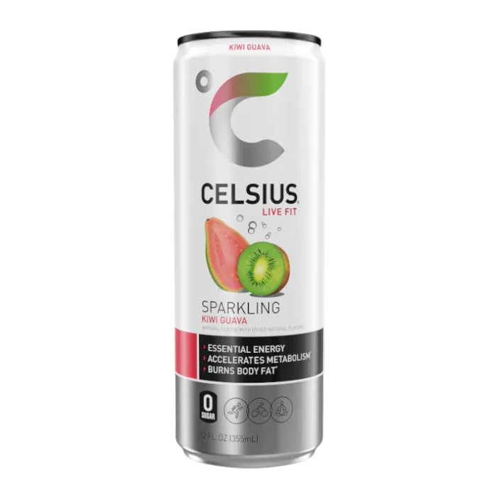 Celsius Energy Drink Kiwi Guava 355ml