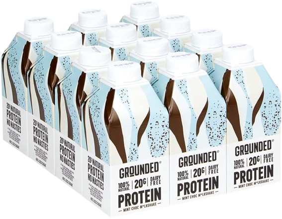 Grounded Protein M*lkshake Chocolate Mint 490ml