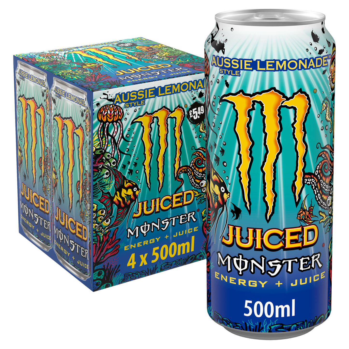 Monster Energy Drink Aussie Lemonade 500ml