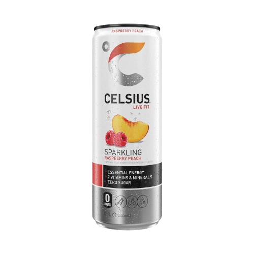Celsius Energy Drink Raspberry Peach 355ml